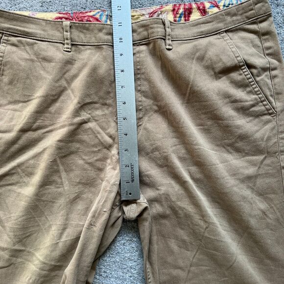 Bonobos Mens Pants Tan Athletic Fit Stretch Flat Front Trouser Chino 37x30 - Picture 4 of 6